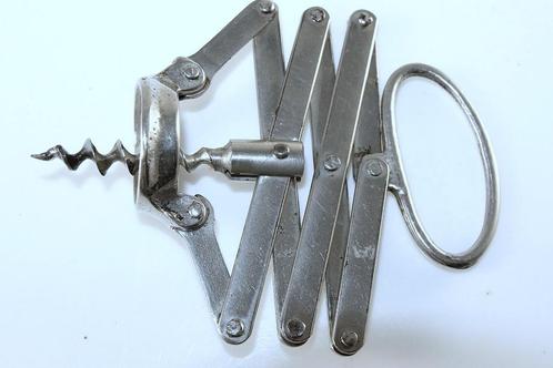 Antieke Franse zigzag kurkentrekker, Verzamelen, Overige Verzamelen, Gebruikt, Ophalen of Verzenden