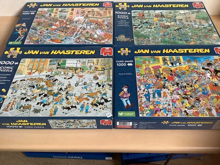 Jan van haasteren puzzels, Hobby en Vrije tijd, Denksport en Puzzels, Gebruikt, Legpuzzel, 500 t/m 1500 stukjes, Ophalen of Verzenden