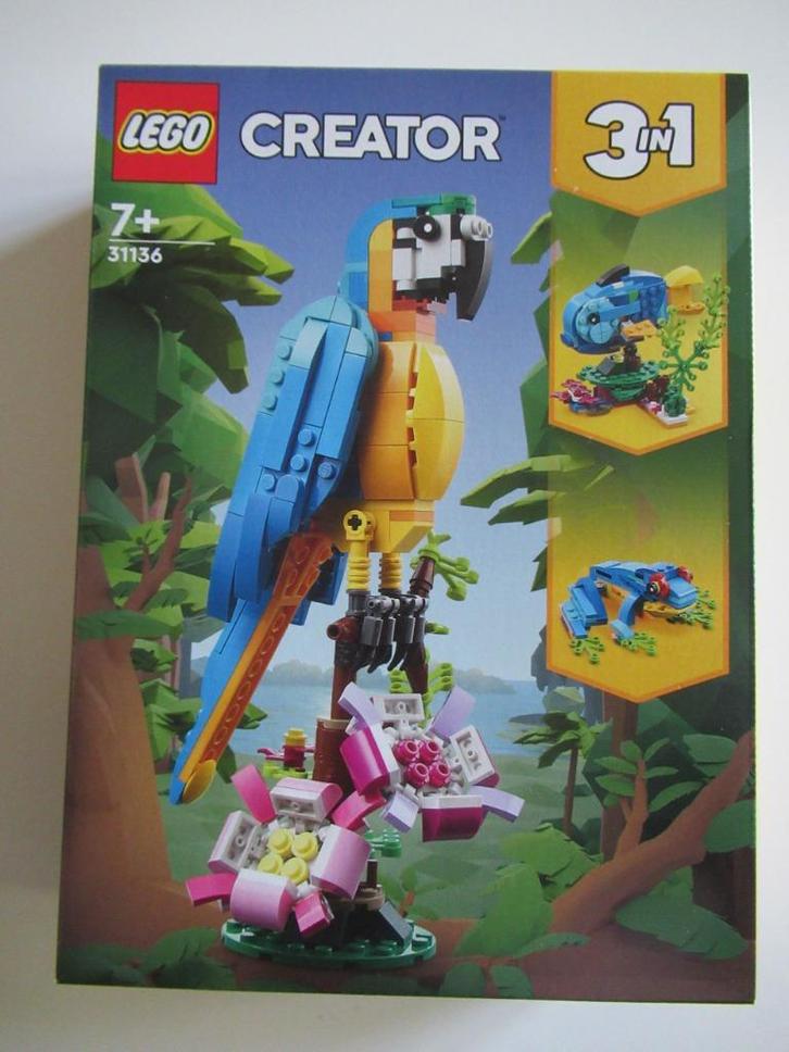 Lego Creator 3 in 1, Pappegaai, Kinderen en Baby's, Speelgoed | Duplo en Lego, Nieuw, Lego, Complete set, Ophalen