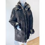 Arma bruin suede gewatteerde mantel - 40, Kleding | Dames, Jassen | Winter, Verzenden, Zo goed als nieuw, Maat 38/40 (M), Bruin