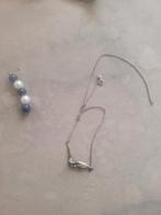 Sieraden Set - Ketting en Kralen, Overige materialen, Gebruikt, Ophalen of Verzenden, Met edelsteen