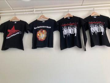 Vintage T shirts RAMMSTEIN. Maat S, €10,00 per stuk  beschikbaar voor biedingen
