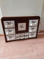 Vintage Antieke Kruidenkast., Huis en Inrichting, Kasten | Ladekasten, Ophalen, Zo goed als nieuw, 25 tot 50 cm, Minder dan 100 cm