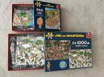 3 legpuzzels van Jan van Haasteren, 950 en 1000 stukjes, Ophalen of Verzenden, 500 t/m 1500 stukjes, Zo goed als nieuw, Legpuzzel