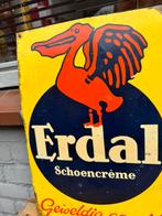 Erdal schoenpoets oud reclamebord, Reclamebord, Gebruikt, ., Ophalen of Verzenden