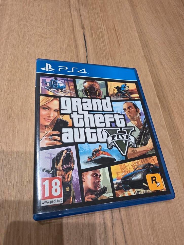 Grand Theft Auto V, Spelcomputers en Games, Games | Sony PlayStation 4, Zo goed als nieuw, Shooter, 1 speler, Vanaf 18 jaar, Ophalen of Verzenden