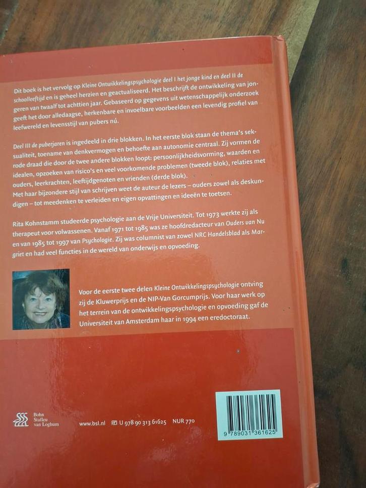 Kleine Ontwikkelingspsychologie III - Puberjaren, Boeken, Psychologie, Gelezen, Ontwikkelingspsychologie, Ophalen of Verzenden
