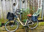 Mamafiets Montego met Bobike kinderzitjes en windscherm, Fietsen en Brommers, Fietsaccessoires | Fietsstoeltjes, Ophalen, Gebruikt