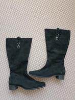 Brede schacht zwart suède laarzen JJ Footwear 40, Hoge laarzen, JJ Footwear, Zwart, Ophalen of Verzenden