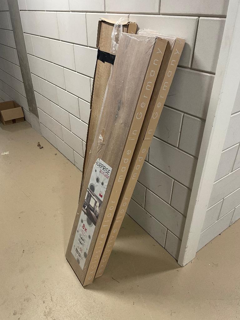 Laminaat eikenpatroon ca 6m2, Bruin, Nieuw, Ophalen of Verzenden, Minder dan 10 m²