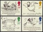 ENGELAND 1988 Edward Lear, Michel: 1170-73, Postfris., Postzegels en Munten, Postzegels | Europa | UK, Verzenden, Postfris