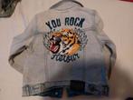 Spijkerjas you rock tijger maat 4 Retour, Kinderen en Baby's, Kinderkleding | Maat 104, Ophalen of Verzenden, Zo goed als nieuw