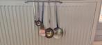 Gero Zilmeta vintage zilverkleurig lepelrek 'trosje' 6 delig, Huis en Inrichting, Keuken | Bestek, Ophalen of Verzenden, Zo goed als nieuw