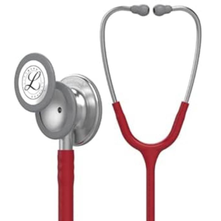 3M Littmann Classic 3 Stethoscoop - Bordeaux Rood - 5627, Diversen, Verpleegmiddelen, Zo goed als nieuw, Ophalen of Verzenden
