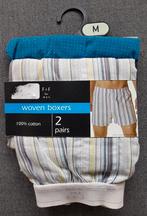2-pack heren boxers maat M *NIEUW* (0287), Kleding | Heren, Ondergoed, Ophalen of Verzenden, Overige kleuren, F+F for men, Boxer