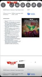 1 HALLOWEEN FRIGHT NIGHTS TICKETS VOOR 2 NOVEMBER 20 EURO, Eén persoon
