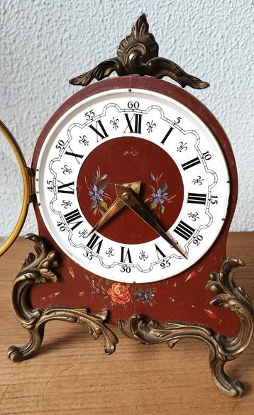 schitterende oude tafelklok met 8 daags uurwerk - Orfac ? beschikbaar voor biedingen