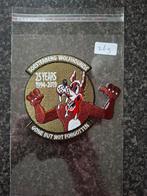25 Jaar Soesterberg Wolfhounds Patch 1994-2019, Ophalen of Verzenden, Nieuw, Patch, Badge of Embleem