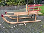 Houten Slee met afneembare Rugleuning, Kinderen en Baby's, Ophalen, Rugleuning, Gebruikt, Hout