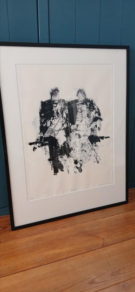 Zeefdruk "forever" Wil Willemsen  2002, Antiek en Kunst, Kunst | Litho's en Zeefdrukken, Ophalen of Verzenden