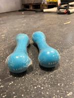 2 x 2,5 kg rubbeten dumbells nieuw dumbell set gewichten, Dumbbell, Rubberen dumbbells, Nieuw, Gewichten