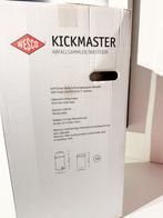 Nieuw in doos Wesco Kickmaster wit 33L, Met pedaal, Nieuw, Ophalen of Verzenden, Metaal