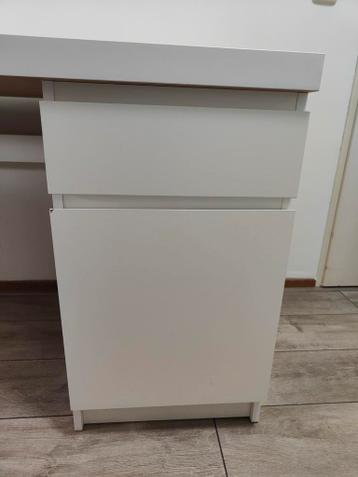 Ikea Malm Bureau wit 140×65 cm - afbeelding 2