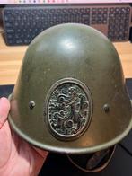 Aangeboden nederlandse M38 helm, Ophalen of Verzenden, Nederland, Helm of Baret