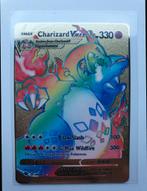 Charizard VMAX #74 Pokemon Champion's Path Metal Card rainbo, Ophalen of Verzenden, Nieuw, Losse kaart