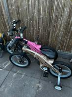 Kinderfiets jongen meisje 2 stuks, Fietsen en Brommers, Fietsen | Kinderfietsjes, Ophalen, Zo goed als nieuw, 16 tot 20 inch