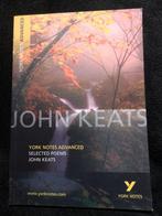 John Keats, York Notes Advanced, Selected Poems, Ophalen of Verzenden, Zo goed als nieuw