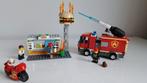 Lego city  'brand in het hamburger restaurant' (60214), Kinderen en Baby's, Speelgoed | Duplo en Lego, Ophalen of Verzenden, Zo goed als nieuw