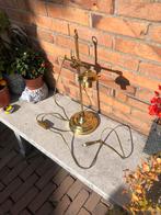 Vintage Bureaulamp Messing, Huis en Inrichting, Lampen | Tafellampen, Ophalen, Gebruikt, 50 tot 75 cm, Klassiek