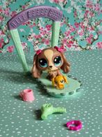 Littlest Pet Shop  hond  en teeniest tiniest pet + draagtas, Kinderen en Baby's, Speelgoed | Overig, Jongen of Meisje, Gebruikt