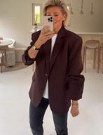 Lonneke Nooteboom Blazer, Kleding | Dames, Maat 38/40 (M), Bruin, Ophalen of Verzenden, Zo goed als nieuw