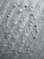 Zilveren parelketting 925, Ophalen of Verzenden, Zo goed als nieuw, Zilver