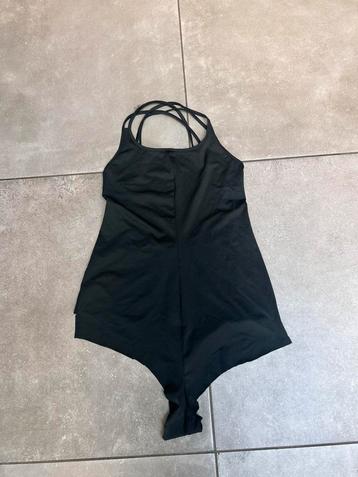 ZWARTE BASIC TOPJE BODYSUIT BODY TOP MAAT L beschikbaar voor biedingen