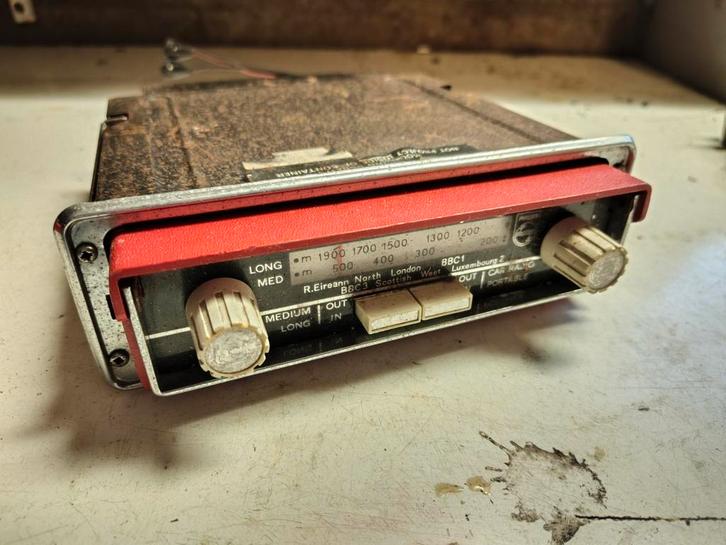 Klassieke Philips Autoradio Transistor Oldtimer vintage, Auto diversen, Autoradio's, Gebruikt, Ophalen of Verzenden