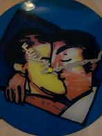 Herman brood  Wandklok met Afbeelding, Huis en Inrichting, Woonaccessoires | Klokken, Ophalen of Verzenden, Zo goed als nieuw