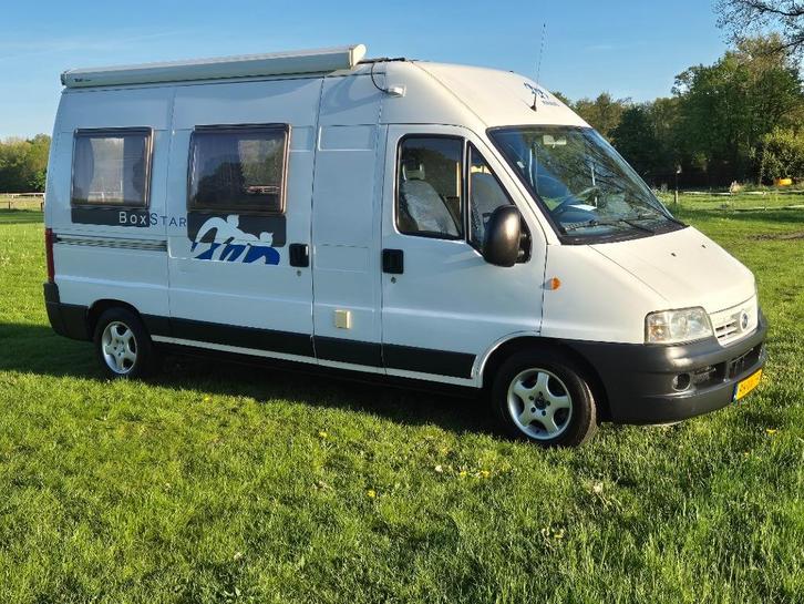 KNAUS BOXSTAR -2.8JTD - 2004 - RONDZIT - GROOTBED- BUSCAMPER, Caravans en Kamperen, Campers, Bedrijf, tot en met 4, Buscamper of Camperbus
