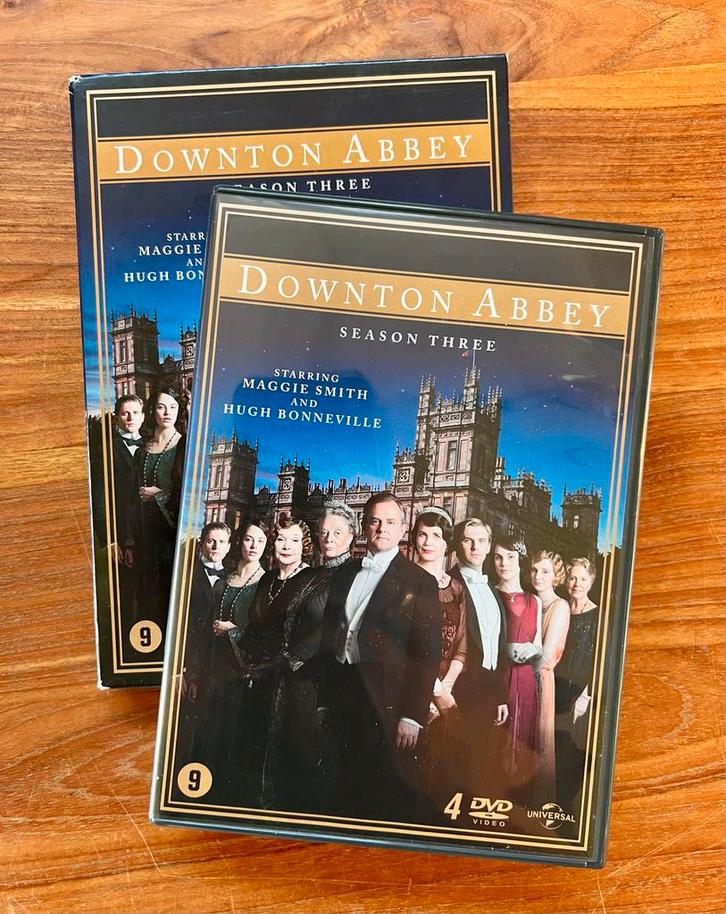 Downton Abbey - Seizoen 3 (DVD Boxset, 4 dvd’s), Cd's en Dvd's, Dvd's | Tv en Series, Zo goed als nieuw, Drama, Boxset, Verzenden