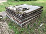 TE KOOP 4 x gebroken stelconplaat betonplaat erfverharding, Tuin en Terras, Tegels en Klinkers, Ophalen, Gebruikt, Overige typen