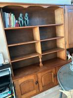 Boekenkast vol eiken, Ophalen, Zo goed als nieuw, 25 tot 50 cm, 200 cm of meer