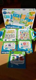 VTech Magibook incl 3 boeken niveau 2, Ophalen of Verzenden, Zo goed als nieuw