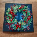Diamond painting kerstkaart krans, Hobby en Vrije tijd, Kaarten | Zelfgemaakt, Ophalen of Verzenden, Nieuw