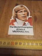 World champion drives a vauxhall james hunt, Ophalen of Verzenden, Zo goed als nieuw