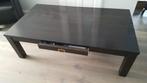 Massief eiken salontafel met lade, Ophalen, 100 tot 150 cm, Eikenhout, 50 tot 100 cm