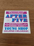 1406 Sticker Dansorkest Ater Five Young Shop Helmond, Verzamelen, Ophalen of Verzenden, Zo goed als nieuw, Overige typen