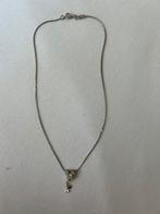 Mickey mouse ketting + armband, Ophalen, Zo goed als nieuw, Zilver, Met kristal