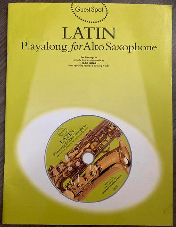 LATIN Playalong for Alto Saxophone + CD - Jack Long beschikbaar voor biedingen
